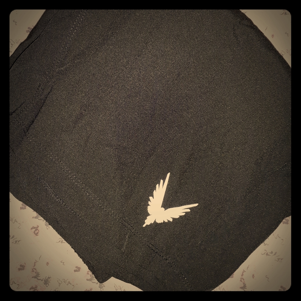 Black basketball shorts